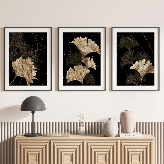 3-teiliges Poster-Set - Blumen