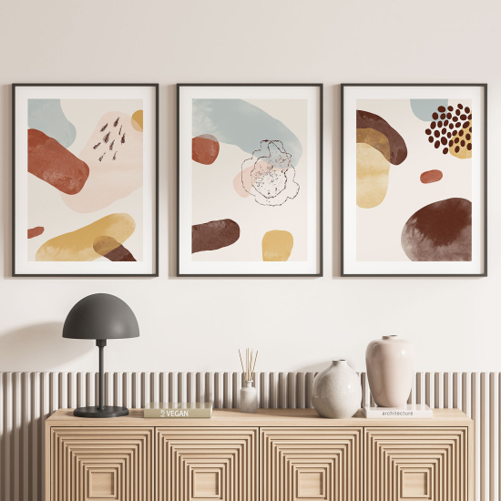 3-teiliges Poster-Set - Design