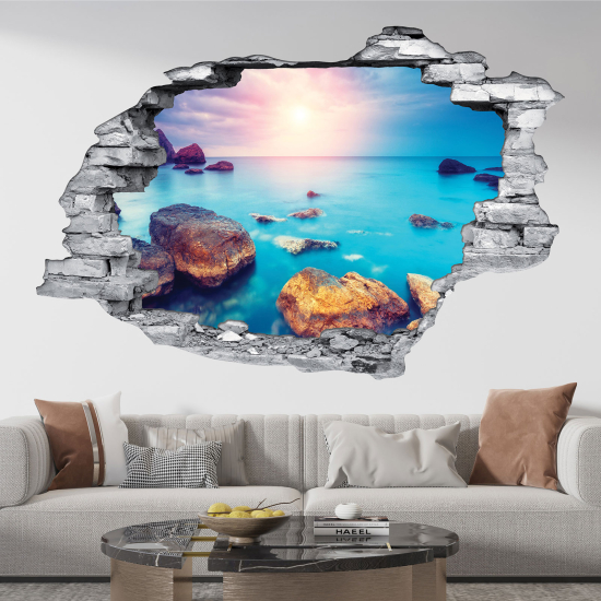 3D Wandtattoo - Meerblick