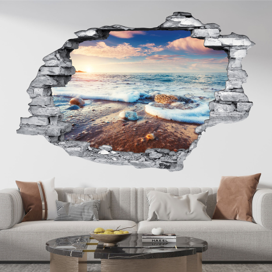 3D Wandtattoo - Meerblick