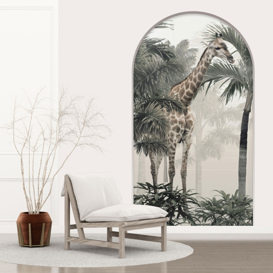 3D Wandtattoo - Optische Täuschung - Giraffe