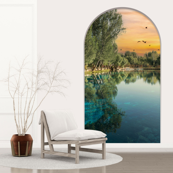 3D Wandtattoo - Optische Täuschung - Landschaft