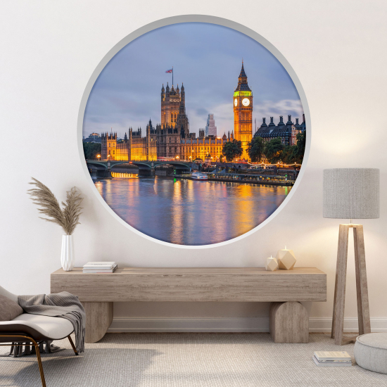 3D Wandtattoo - Optische Täuschung - London