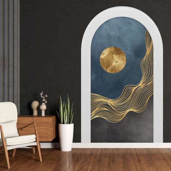 3D Wandtattoo - Optische Täuschung - Lune Design