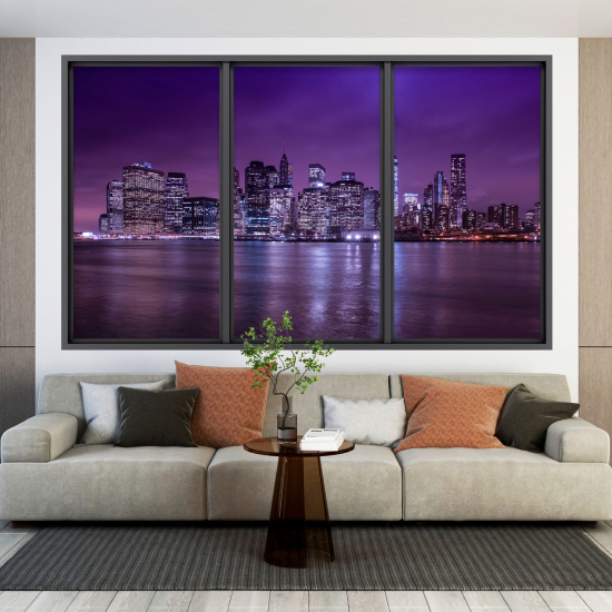 3D Wandtattoo - Optische Täuschung - New York