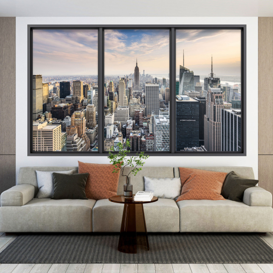 3D Wandtattoo - Optische Täuschung - New York