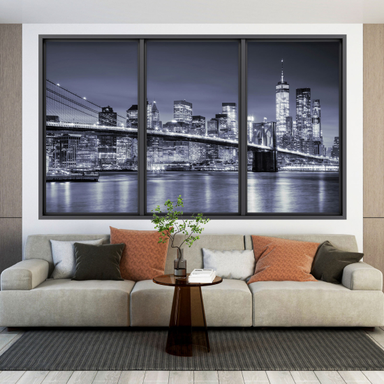 3D Wandtattoo - Optische Täuschung - New York
