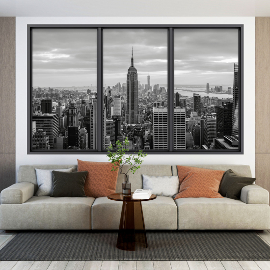 3D Wandtattoo - Optische Täuschung - New York