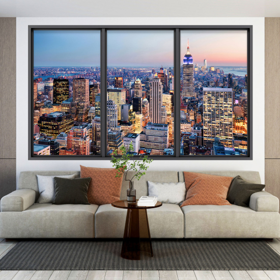 3D Wandtattoo - Optische Täuschung - New York