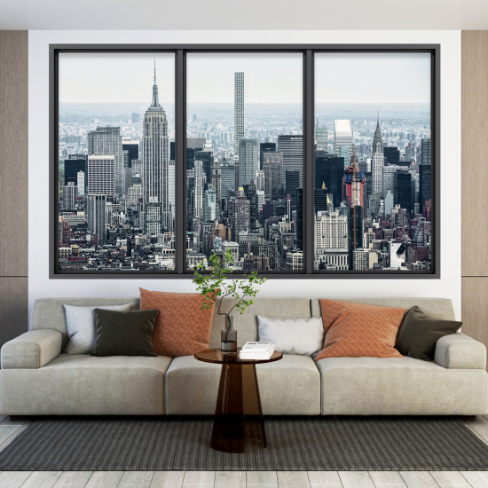 3D Wandtattoo - Optische Täuschung - New York