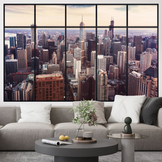 3D Wandtattoo - Optische Täuschung - New York