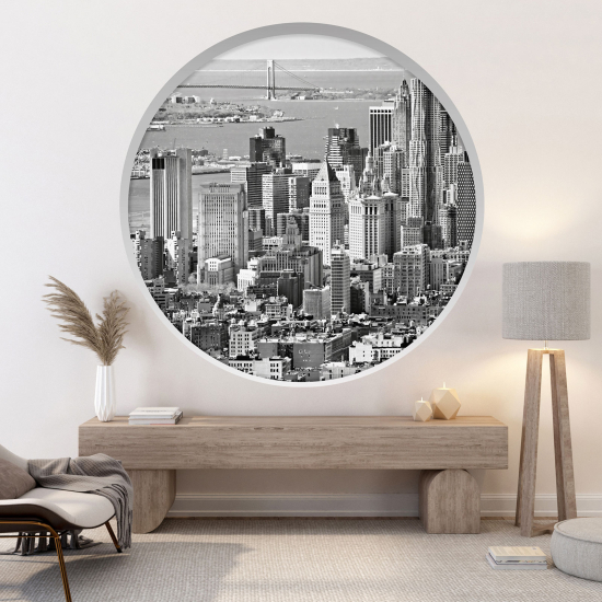 3D Wandtattoo - Optische Täuschung - New York