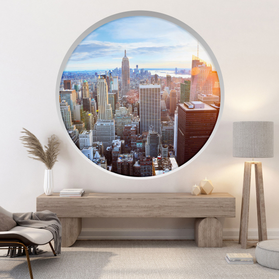 3D Wandtattoo - Optische Täuschung - New York