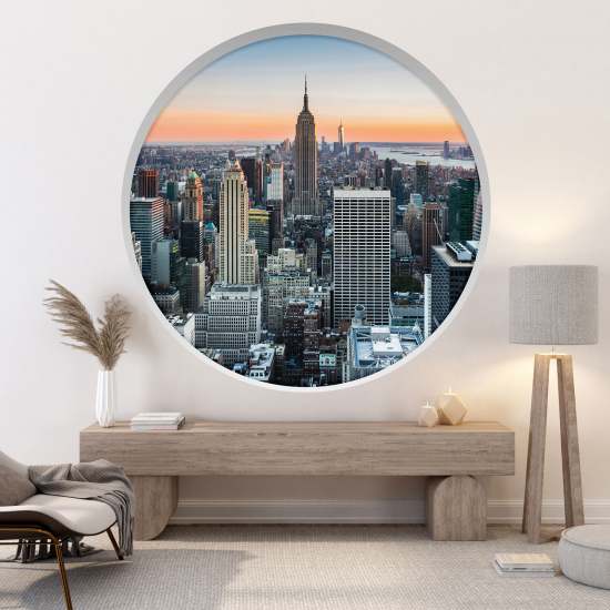 3D Wandtattoo - Optische Täuschung - New York