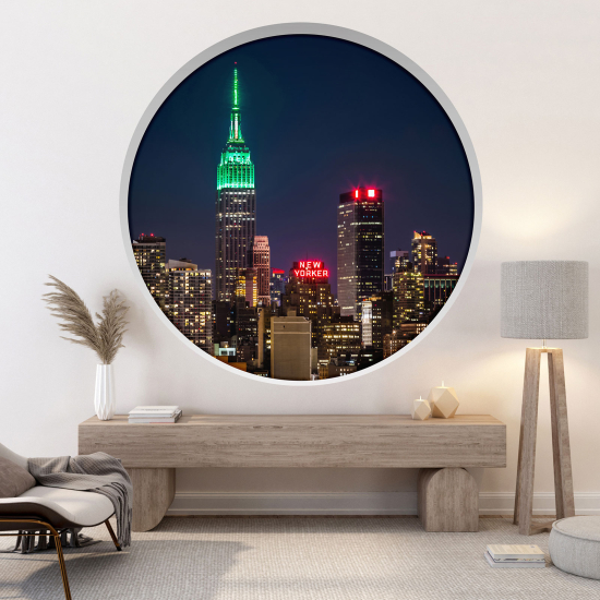 3D Wandtattoo - Optische Täuschung - New York