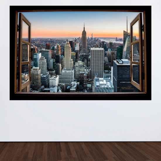 3D Wandtattoo - Optische Täuschung - New York