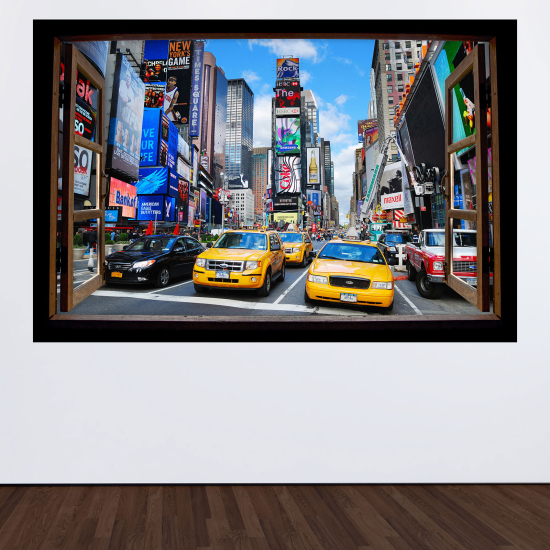3D Wandtattoo - Optische Täuschung - New York