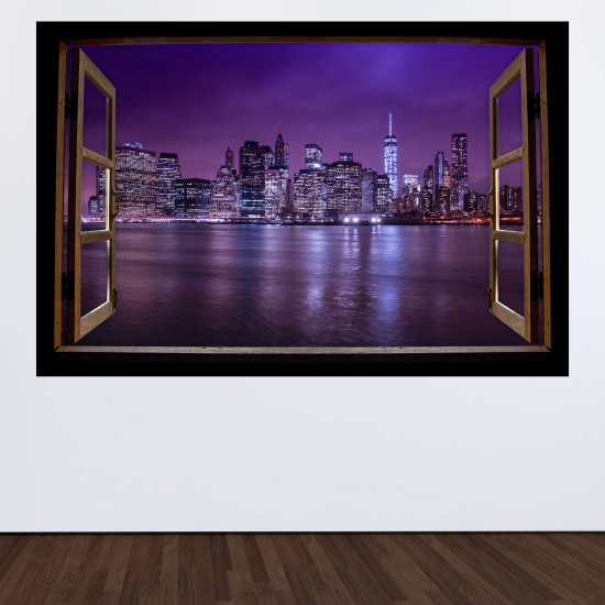 3D Wandtattoo - Optische Täuschung - New York