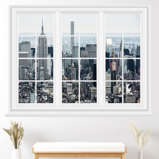 3D Wandtattoo - Optische Täuschung - New York