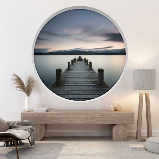 3D Wandtattoo - Optische Täuschung - Ponton