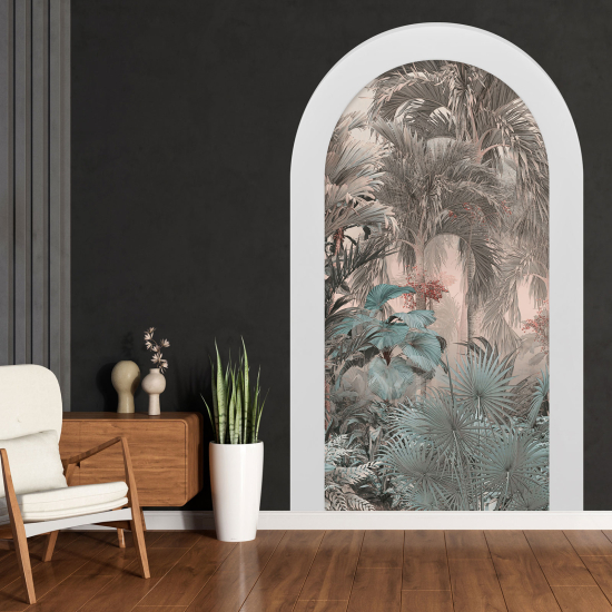 3D Wandtattoo - Optische Täuschung - Tropischer Regenwald