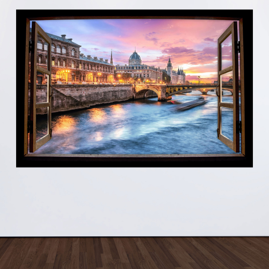3D Wandtattoo - Optische Täuschung - Venedig