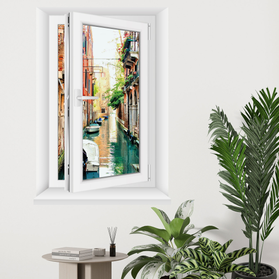 3D Wandtattoo - Optische Täuschung - Venedig