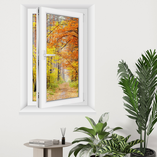 3D Wandtattoo - Optische Täuschung - Wald