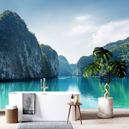 Fototapete - Bucht von Ha Long