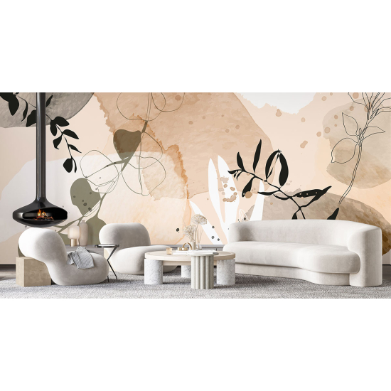 Fototapete - Designblätter