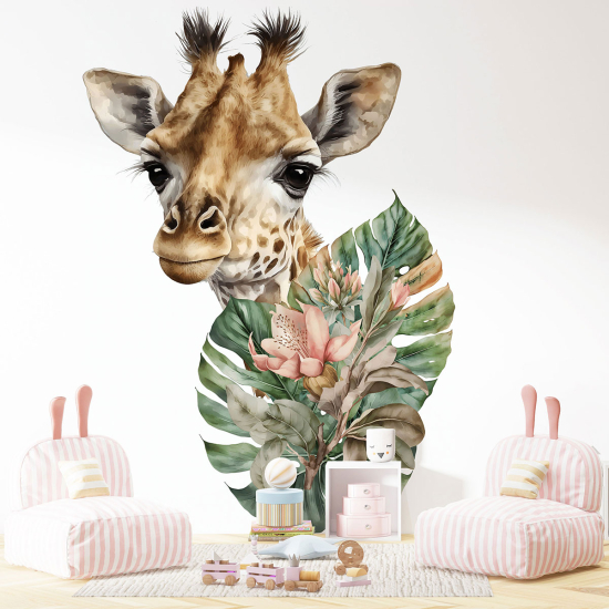 Fototapete Kinderzimmer - Giraffe