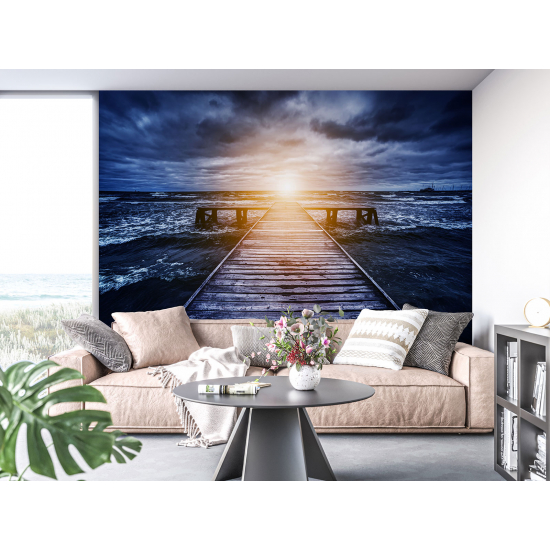 Fototapete - Ponton Meer