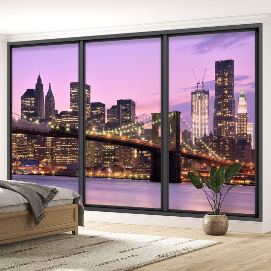 Fototapeten 3D Optische Täuschung - New York