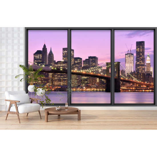 Fototapeten 3D Optische Täuschung - New York