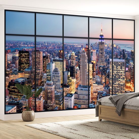 Fototapeten 3D Optische Täuschung - New York