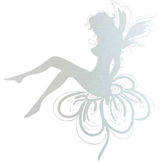 Glastattoo - Fee Blume
