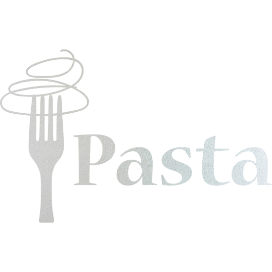 Glastattoo - Küche Pasta