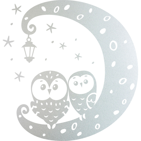 Glastattoo - Mond-Eulen