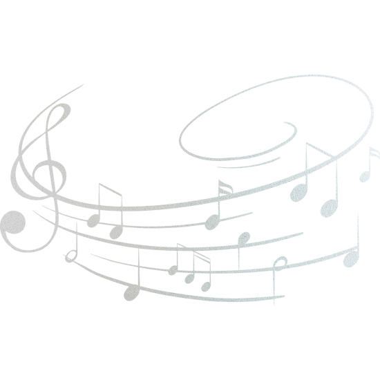 Glastattoo - Musiknoten