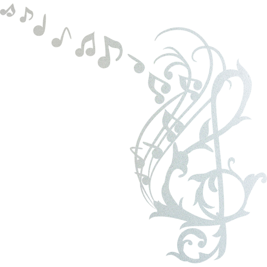 Glastattoo - Musiknoten