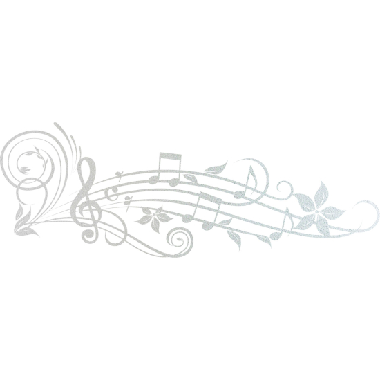 Glastattoo - Musiknoten