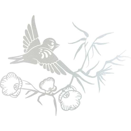 Glastattoo - Vogel