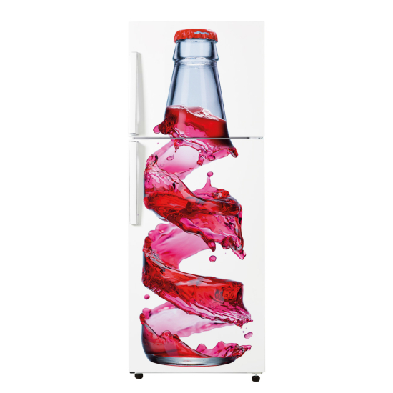 Kühlschrankaufkleber - Flasche