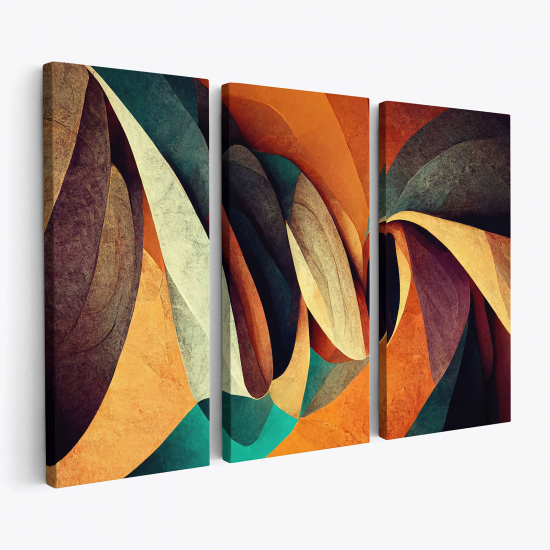 Leinwandbild 3-teilig - Abstrakt