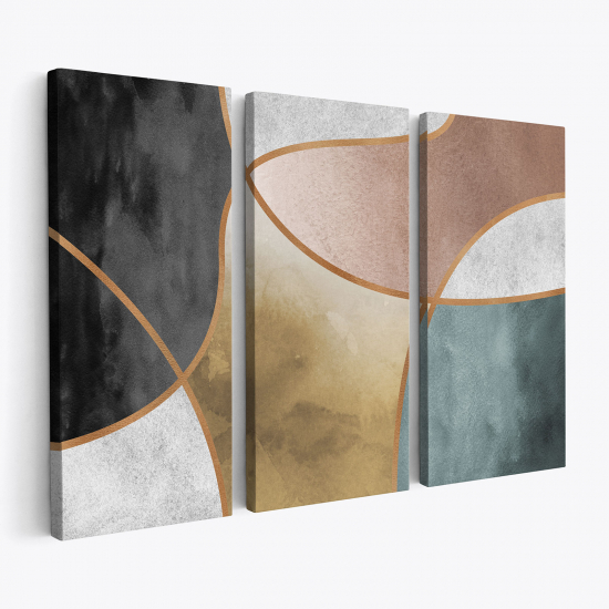 Leinwandbild 3-teilig - Abstrakt