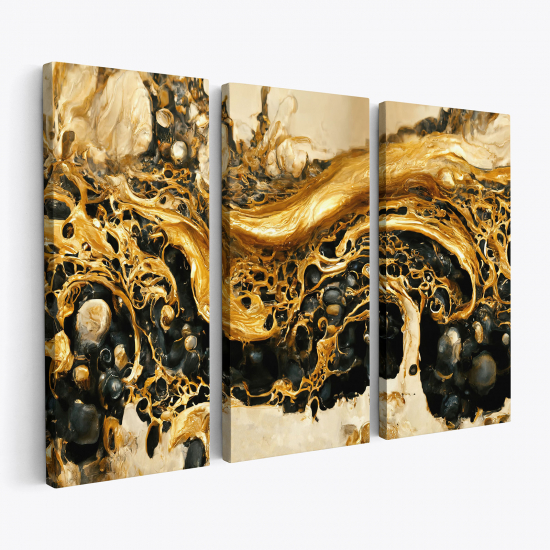 Leinwandbild 3-teilig - Design