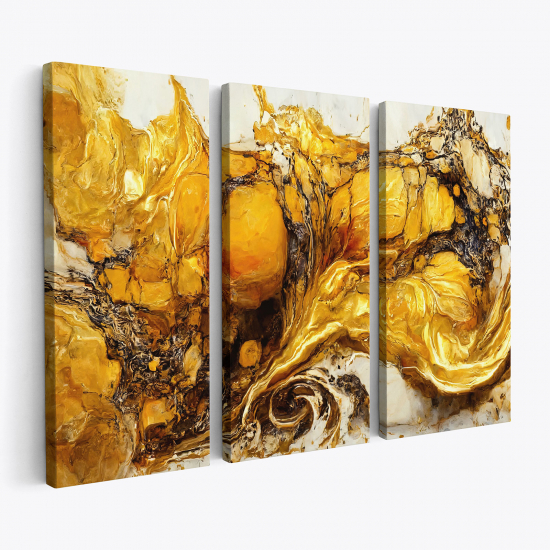 Leinwandbild 3-teilig - Design