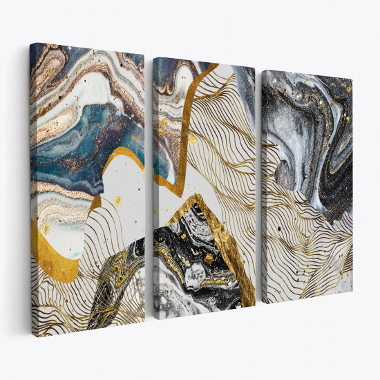 Leinwandbild 3-teilig - Design