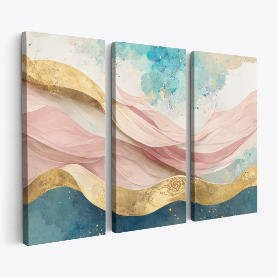 Leinwandbild 3-teilig - Design