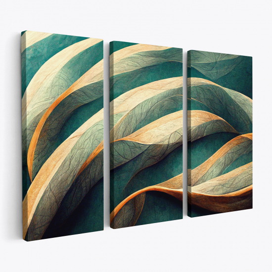 Leinwandbild 3-teilig - Design
